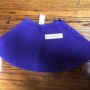 American Apparel Purple Denim Circle Skirt